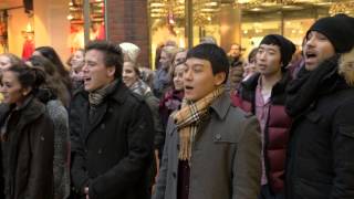 WeihnachtsFlashmob im HanseViertel [upl. by Ettenav301]