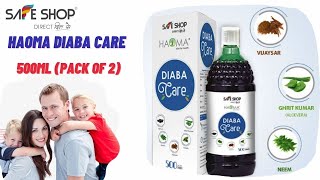 Haoma Diaba Care Ayurveda  Safe Shop India [upl. by Azelea391]