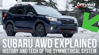 Subaru Symmetrical AllWheel Drive Explained AWD VDC and DCCD [upl. by Reidid]