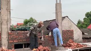 🧱 Mastering Concrete Pillars amp Brick Wall Installation Essential Skills for Solid Structures 🔧🏠 [upl. by Nisbet792]