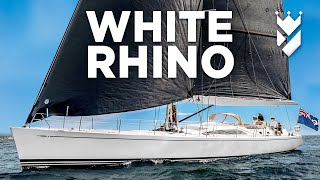 WHITE RHINO  The 82 Nautors Swan you wont want to miss [upl. by Akinek]