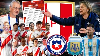 EMERGENCIA NUEVOS CONVOCADOS a SELECCIÓN PERUANA v CHILE y ARGENTINA x Eliminatorias a MUNDIAL 2026 [upl. by Reemas]