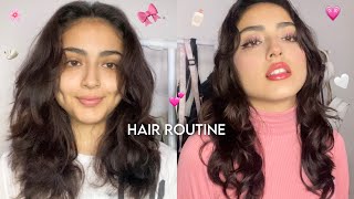 mi rutina de cabello 🛁 ¿CABELLO CON FRIZZ cabello ondulado  TIPS PRODUCTOS [upl. by Sybila]