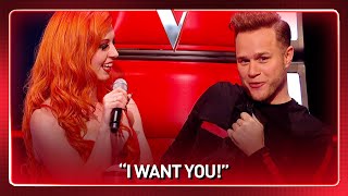 The most FLIRTY Blind Audition on The Voice  Journey 162 [upl. by Philippine76]