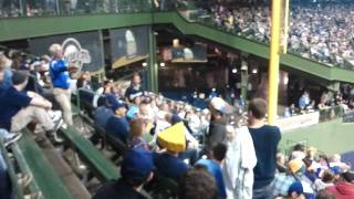 Horse ejected from Brewers vs Pirates 9282011 [upl. by Herrmann689]