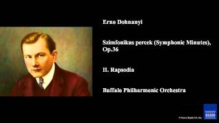 Erno Dohnanyi Szimfonikus percek Symphonic Minutes Op 36 II Rapsodia [upl. by Notgnirra]