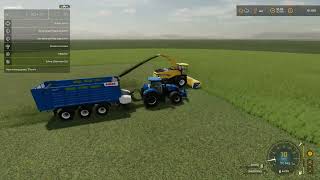 FS 22  Ensilage dherbe full NewHolland [upl. by Hazeghi]