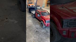 Ford f450 loading the rock crawler on trailer [upl. by Margette]