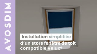 Comment installer un Store Occultant compatible Velux® [upl. by Gerita542]