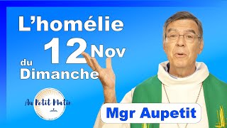 Évangile et homélie du Dimanche 12 Novembre  Avec Mgr Aupetit [upl. by Jodee535]