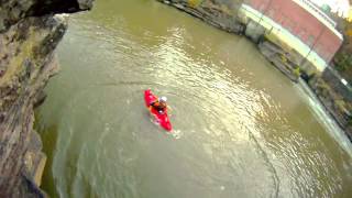 Eric Jackson Kayak Backflip off of Rocksmov [upl. by Paddie]