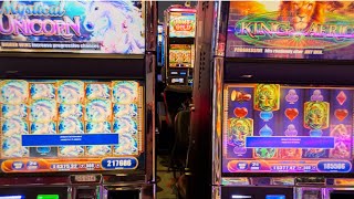 🦄 MYSTICAL UNICORN 🦄 10 MAX BET  LINE HIT 🎰 JACKPOT HANDPAY 🎰 [upl. by Schechter941]