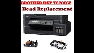 brotherprinter  DCP T820DW  Head Replacement technicalabhimanyusingh videotechnical [upl. by Broddie]