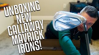 Unboxing New Callaway Mavrik Irons [upl. by Fatma]