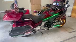 Goldstrike Trunk Spar Lights Install on 2018 Goldwing Tour DCT Airbag [upl. by Jeanie]