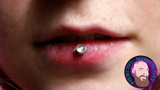 The Whole Truth  Reverse Vertical Labret Piercing [upl. by Suzy]