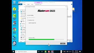 MASTERCAM 2023 EN WINDOWS 10 PRO 22H2 100 OPERATIVO [upl. by Alfonzo]