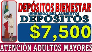 💵7500 vs INFLACIÓN ♨️CLAUDIA REVELA IMPACTANTE MENSAJE MIS ADULTOS MAYORES TODOS COBRAN AUMENTO [upl. by Kristos741]