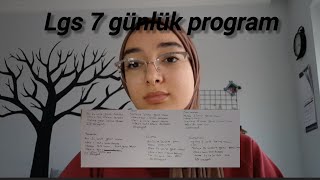 LGS Kasım ara tatilinde size 7 günlük program hazırladımmmmlgs2025 [upl. by Adaran]