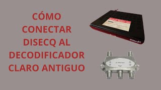 USAR DISECQ EN DECODIFICADOR SATELITAL CLARO [upl. by Erica]