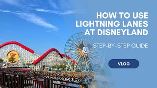 How to Use Genie Lightning Lanes at Disneyland  Disneyland Lightning Lane Multi Pass Guide [upl. by Nims]