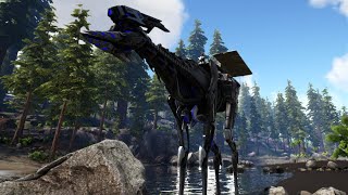 USING A TEK STRYDER PLATFORM FOR CRAFTING SADDLES  ARK Survival Evolved S2EP85 [upl. by Lin]