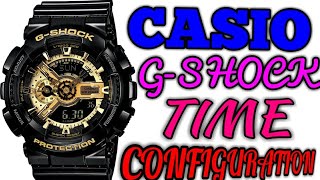 casio gshock digital analogue time setting  ga110gb g339g340 illuminator casio watch fullpackage [upl. by Geesey]