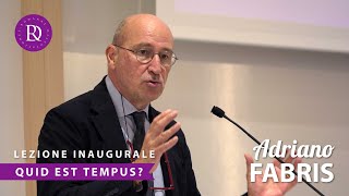 Quid est tempus  Adriano Fabris  Lezione inaugurale Romanae Disputationes 202324 [upl. by Akimert]