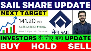 sail share news today  sail share latest news  sail share price target  sail share analysis [upl. by Winther]