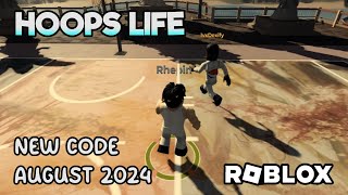 Roblox Hoops Life New Code August 2024 [upl. by Mendes]