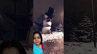 snowman frostythesnowman snowy snow christmas frosty halloween horror winter viral [upl. by Salta]