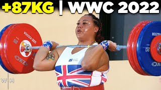 87kg World Weightlifting Championships 22 [upl. by Enirol810]