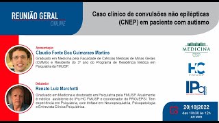 Caso clínico de convulsões não epilépticas CNEP em paciente com autismo [upl. by Tarton52]