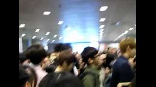 120424 Fancam EXOM at Beijing Capital International Airport（PEK） [upl. by Haropizt46]