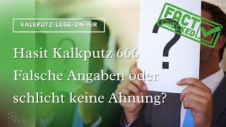 Hasit Kalkputz 666  Falsche Angaben oder schlicht keine Ahnung [upl. by Cicenia]