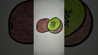 Kiwi drawing drawings drawingforbeginners drawingforkids shorts viral easydrawing kiwidrawing [upl. by Lancey]