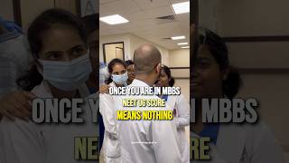 NEET UG Score Doesn’t Matter in MBBS😒 neet mbbs neetresult medico doctor shorts viralvideo [upl. by Inah]