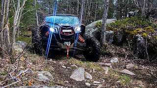 Tight Technical Trail With 4 Seat X3 MaverickCanam Maverick X3 Max XRS Turbo RR [upl. by Marcia272]