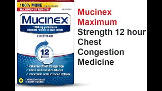 Mucinex Maximum [upl. by Macintyre]