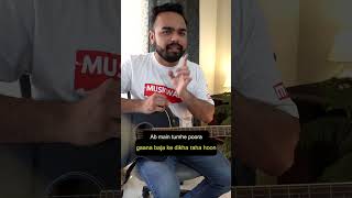 Day 8 Barre chords Challenge with Musicwale  Master barre chords on guitar guitarchallenge [upl. by Netsruk]