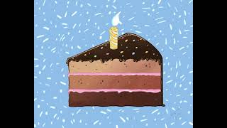 Animated Birthday Candle on Cake [upl. by Tullius]