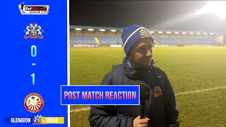 REACTION  Stephen McDonnell Post Match Interview  Glenavon 01 Portadown  1612024 [upl. by Ara]