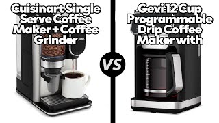 Cuisinart Coffee Maker vs Gevi Programmable Coffee Maker with Touch ScreenWhich One Is Better [upl. by Amal683]