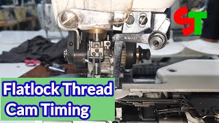 Flatlock Machine Thread Cam Setting Skip StitchFor Bigginers [upl. by Josey386]