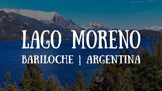 LAGO MORENO BARILOCHE ARGENTINA  Drone Footage 4K  Mountains Lake Nature 4k Video UltraHD [upl. by Alarice]