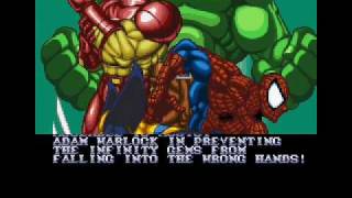 Marvel Super Heroes War Of The Gems SNES Intro [upl. by Oram]