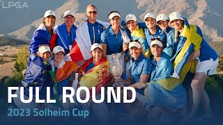 Full Round  2023 Solheim Cup Sunday Singles [upl. by Jaban]