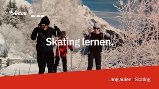 Die richtige SkatingTechnik  Skating lernen in Pettneu am Arlberg [upl. by Furr]