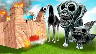 Can ZOONOMALY CREATURES break into my FORT Garrys Mod Sandbox [upl. by Rains]