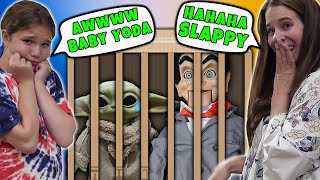 Baby Yoda And Slappy Go To Box Fort Jail [upl. by Eiclek]